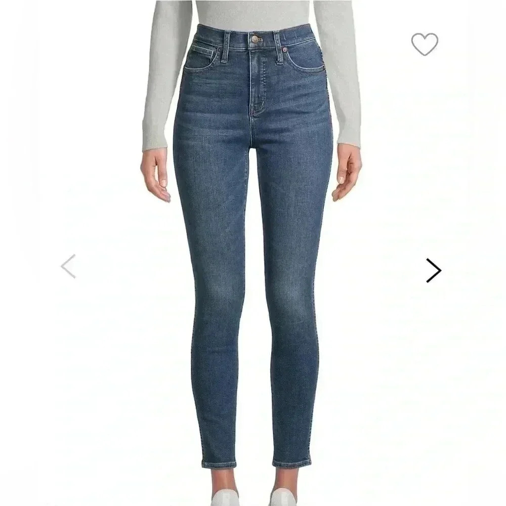 Madewell skinny fit  ankle medium wash skinny denim jean 24